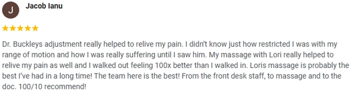 Chiropractic Anchorage AK Jacob Ianu Testimonial Chiropractic Anchorage AK Jacob Ianu Testimonial