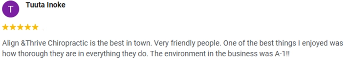 Chiropractic Anchorage AK Tuuta Inoke Testimonial Chiropractic Anchorage AK Tuuta Inoke Testimonial