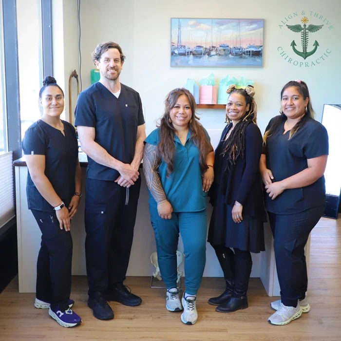 Tala Ianu with her staff.